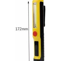 Lanterna Amarela Bastão Com Imã 3 Modos De Iluminação Led - 3