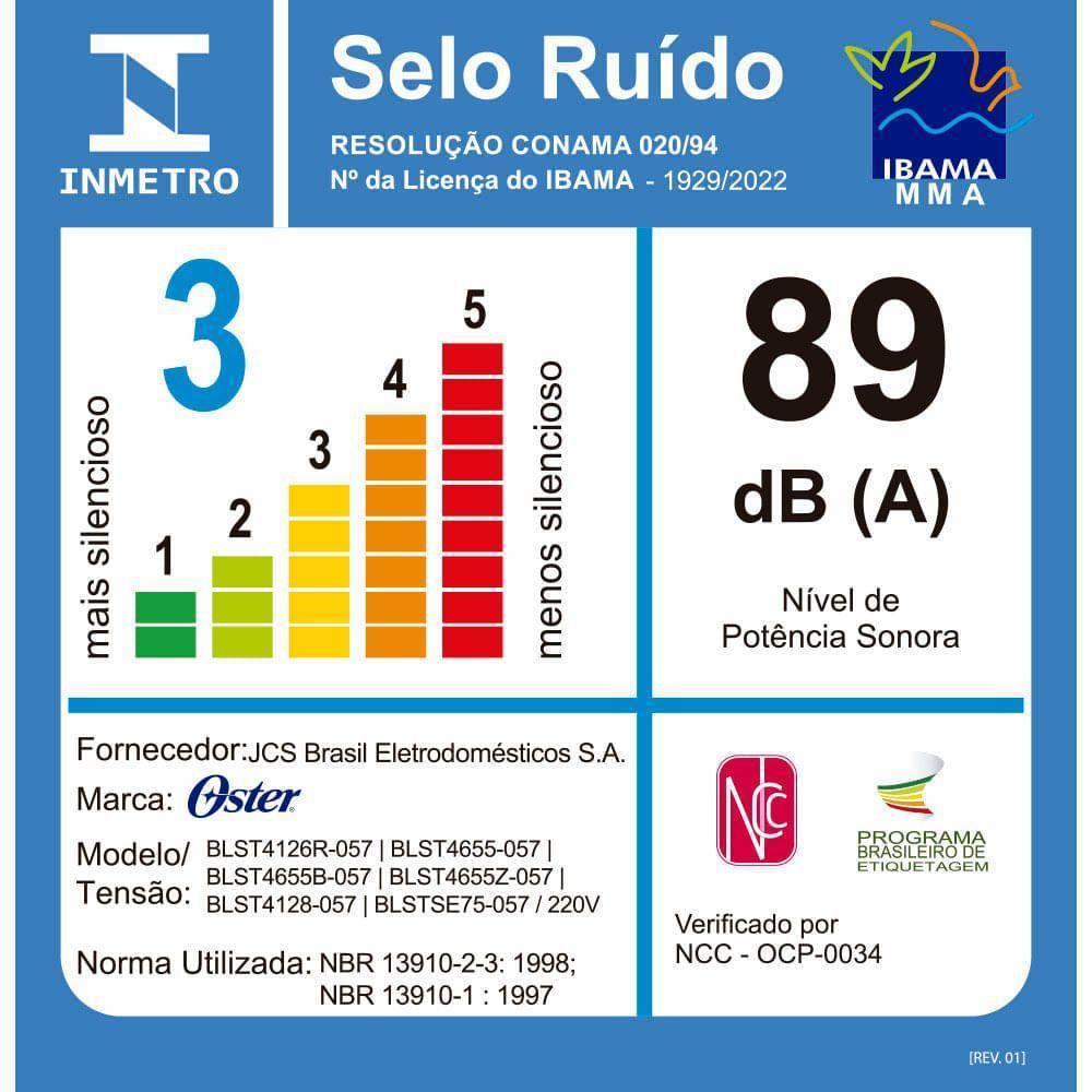 Liquidificador Oster Clássico Vermelho 1,25L 110V BLST4126R-017 - 1