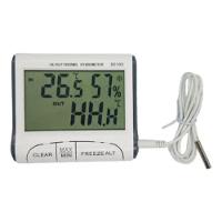 Higrômetro Termômetro Digital Sensor Externo Mede Umidade - 1