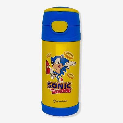 Garrafa Térmica Infantil Click Canudo 350ml Sonic