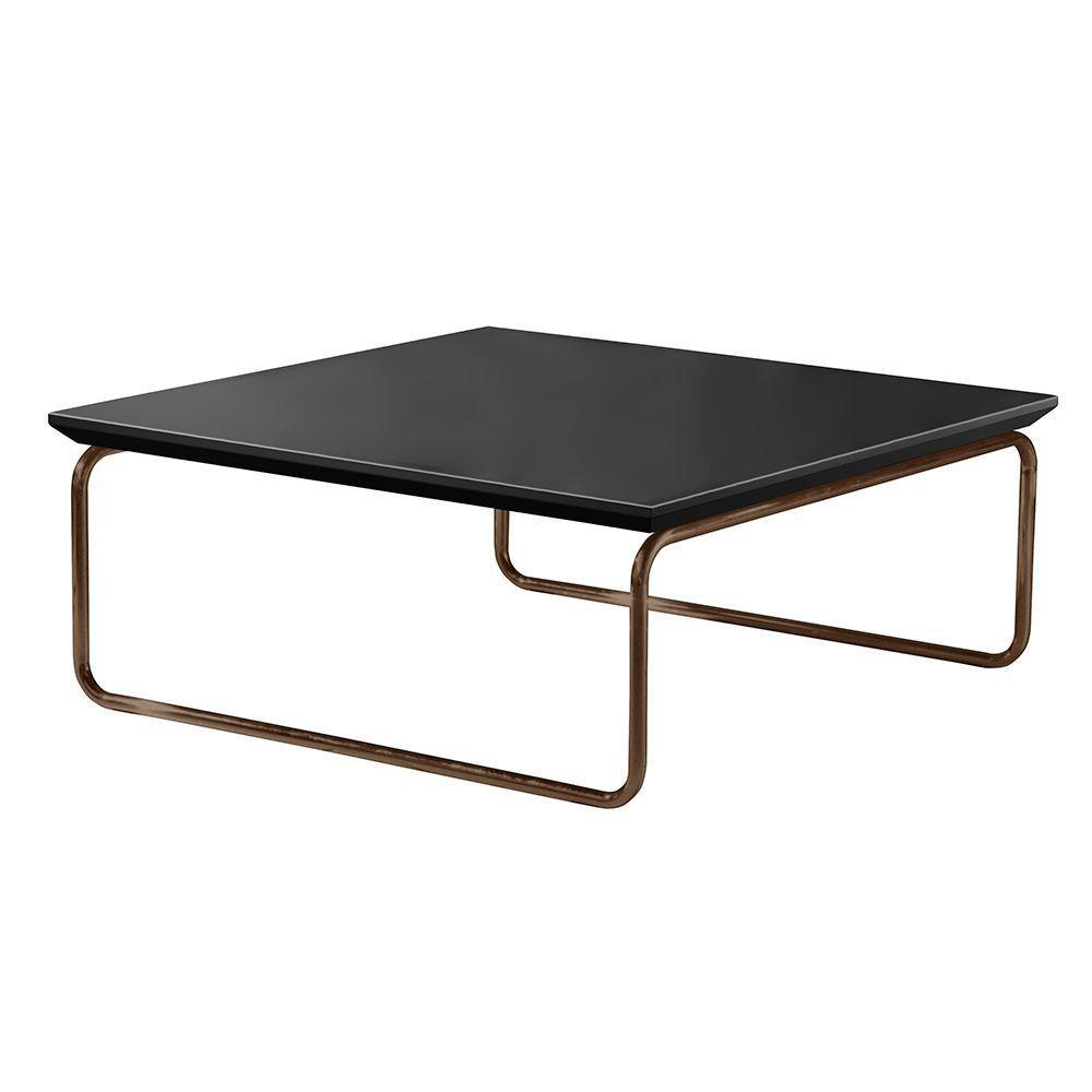 Mesa De Centro Kairos Pé Café Bisart Decor Cor:preto - 3
