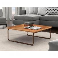 Mesa De Centro Kairos Pé Café Bisart Decor Cor:castanho - 1