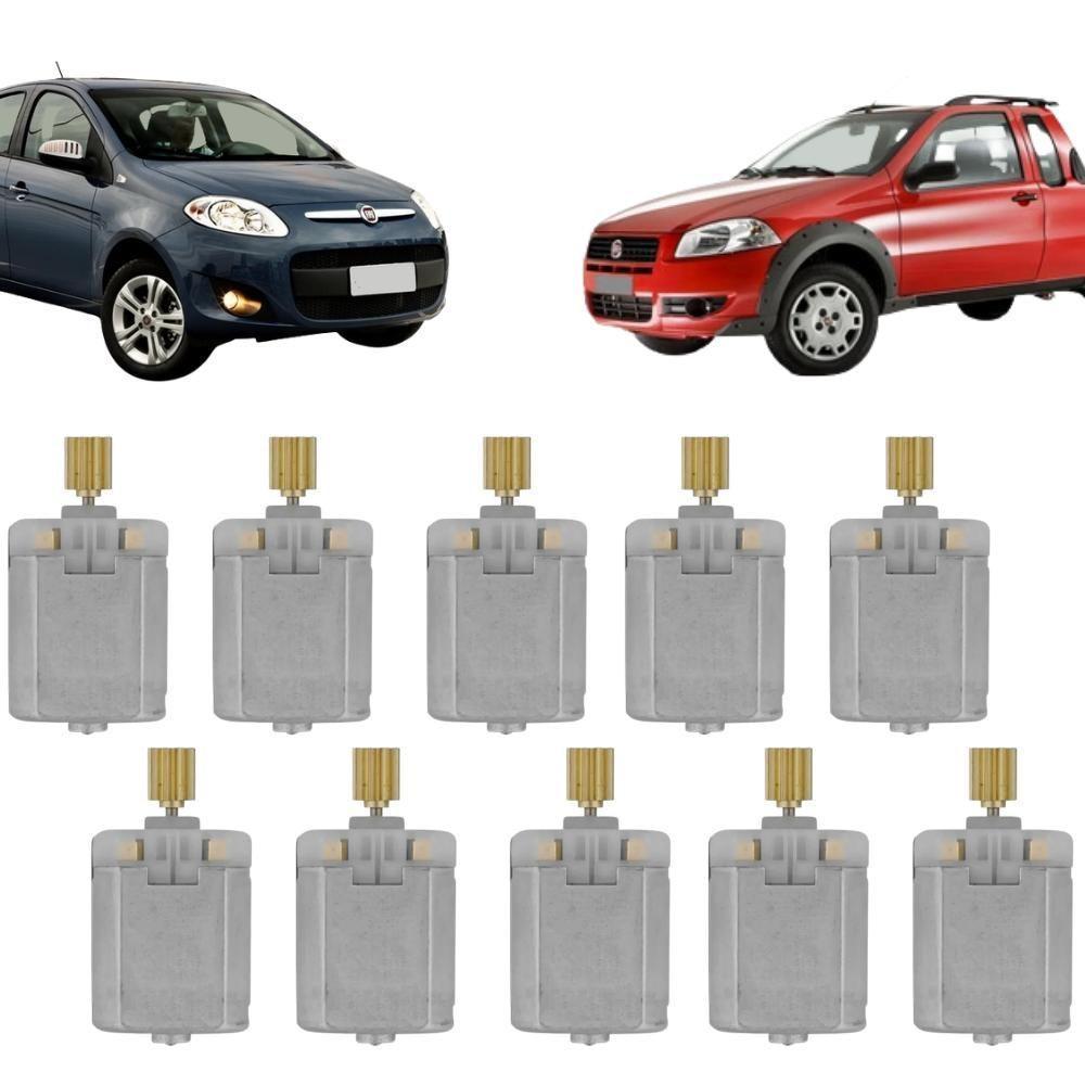 10 Motor Fechadura Trava Elétrica Porta Palio Siena Strada [f103] - 1