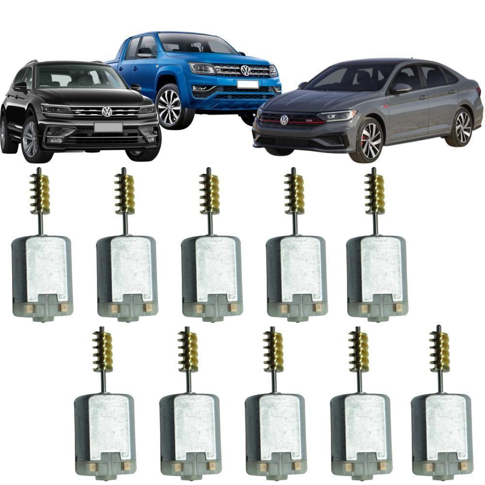 10 Motor Da Trava Da Fechadura Elétrica Porta Jetta Amarok - Un - 10 [f103] - 1