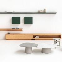 Conjunto De Duas Mesas De Centro Orgânica 90 Cm Mármore E Laqueado - 4