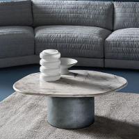 Conjunto De Duas Mesas De Centro Orgânica 100 Cm Mármore E Laqueado - 4