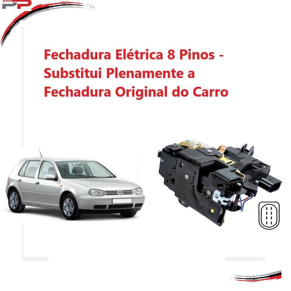 Fechadura Elétrica Porta Diant Dir Golf 98-13 Passat 96-00 [f103] - 4