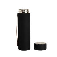 Garrafa Termica Com Alca Preto E Marrom - 1