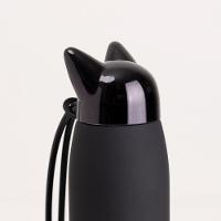 Garrafa Termica Com Alca Gato Preto - 3