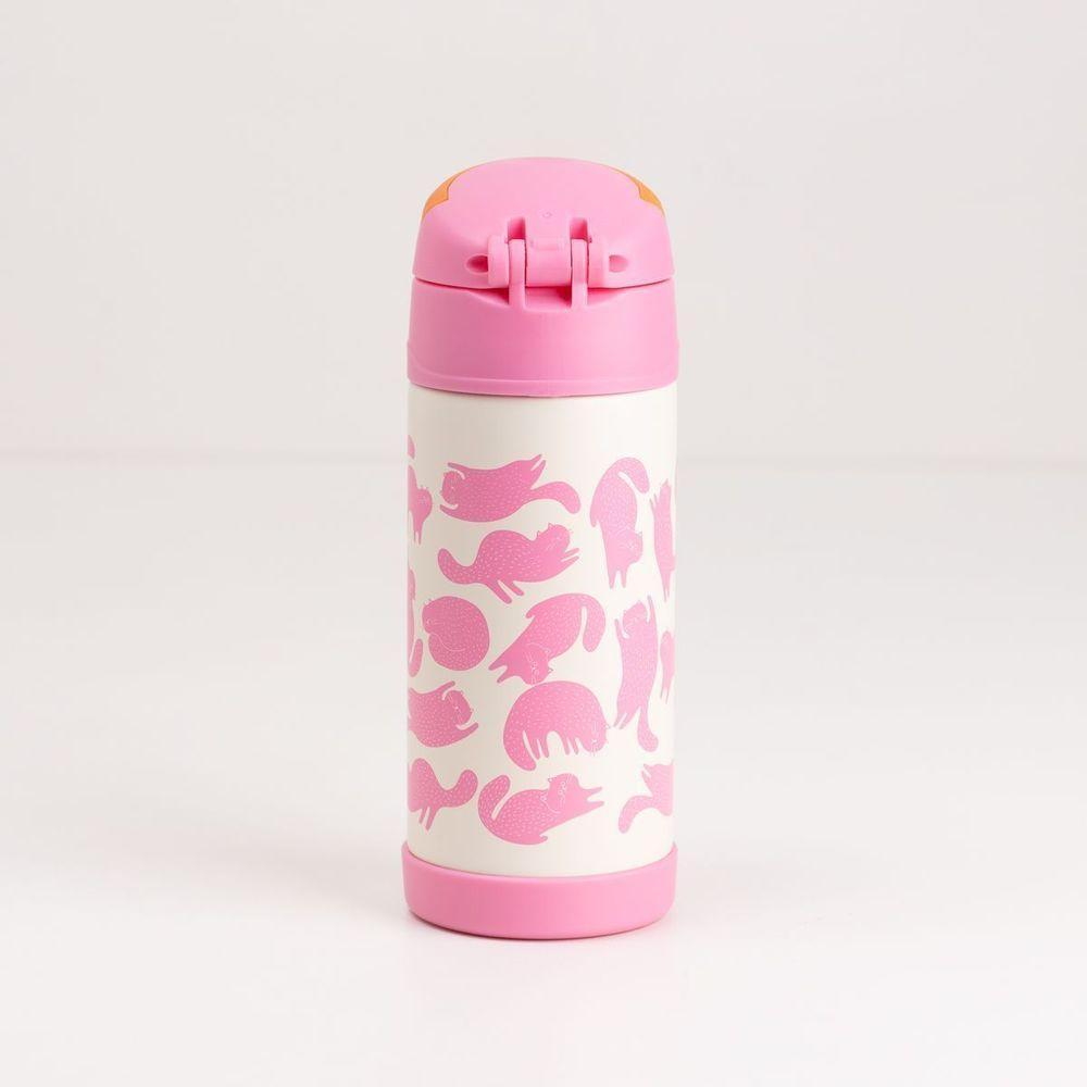 Garrafa Termica Com Canudo Gatinhos - 3