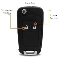 Chave Canivete Onix Spin Cobalt Tracker Sonic 2 Botões [f103] - 3