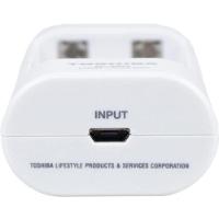 Carregador De Pilha Usb Tnhc-6gme2 Cb (c-2 Pilhas Aa 2000 Mah) Toshiba [f002] - 6