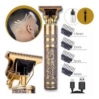 Máquina Cortar Cabelo Fazer Aparar Barba Acabamento Dragão - 2