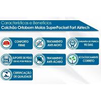 Colchão Queen Molas Ensacadas Superpocket Airtech Spring Ortopillow (158x198x30) - Ortobom - 2