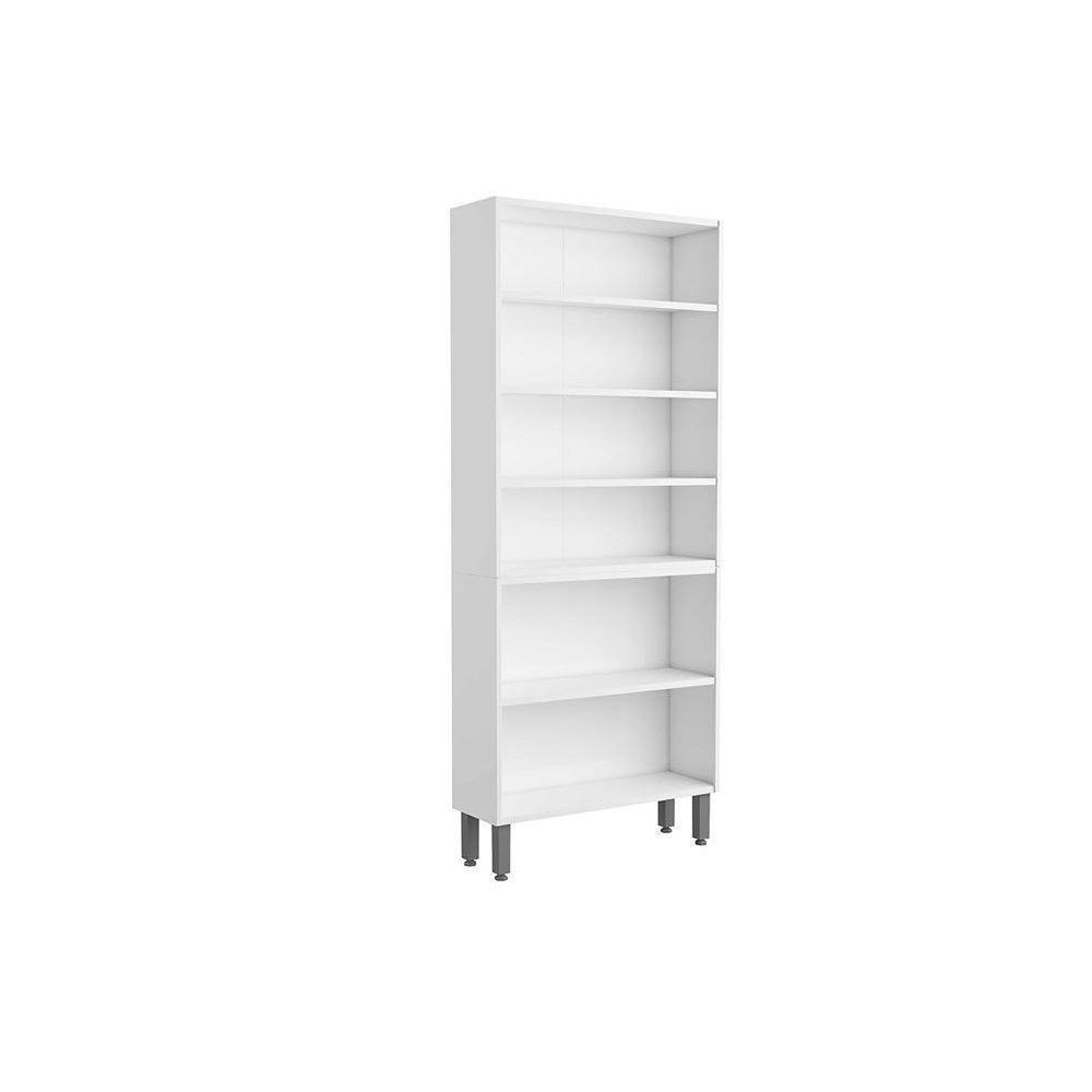 Cristaleira De Cozinha Paneleiro Estilo 7039 C- 6 Portas (2 C- Vidro) 80cm Cinza-grafite - Bertolini - 4