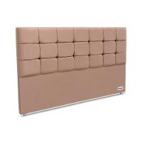 Cabeceira Cama Box Estofada King 195 Piave Veluto Suede Bege - Ortobom - 1
