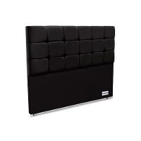 Cabeceira Cama Box Estofada Piave Veluto Casal - Suede Preto - Ortobom - 1