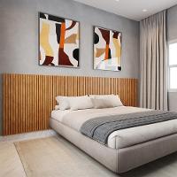 Cabeceira Para Cama King Ripada Quarto Manila Nature Nature - 3