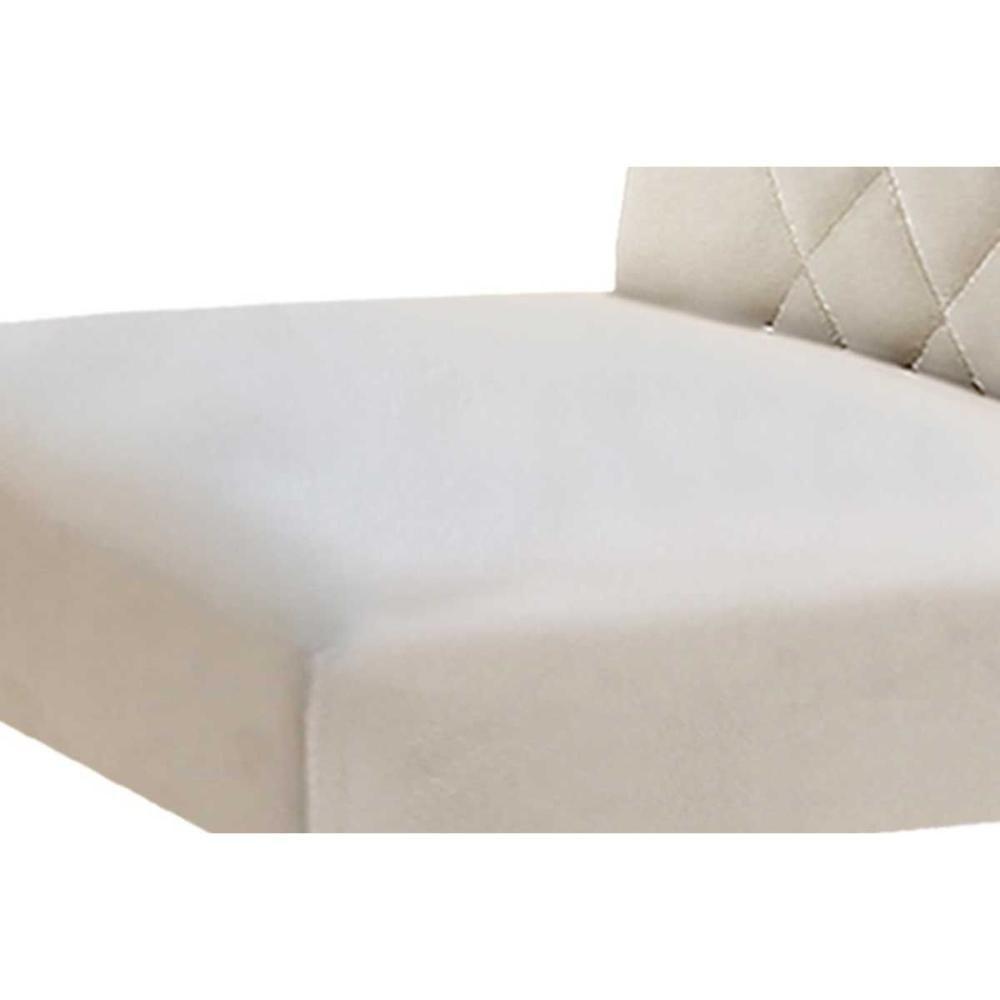 Kit 2 Cadeiras Sala Jantar Jade 2 Un Madeira Capuccino-suede Creme - Rufato - 4