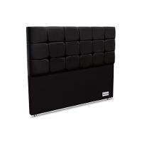 Cabeceira Cama Box Estofada Piave Veluto Queen - Suede Preto - Ortobom - 1