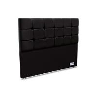 Cabeceira Cama Box Estofada Piave Linho Queen - Linho Preto - Ortobom - 1