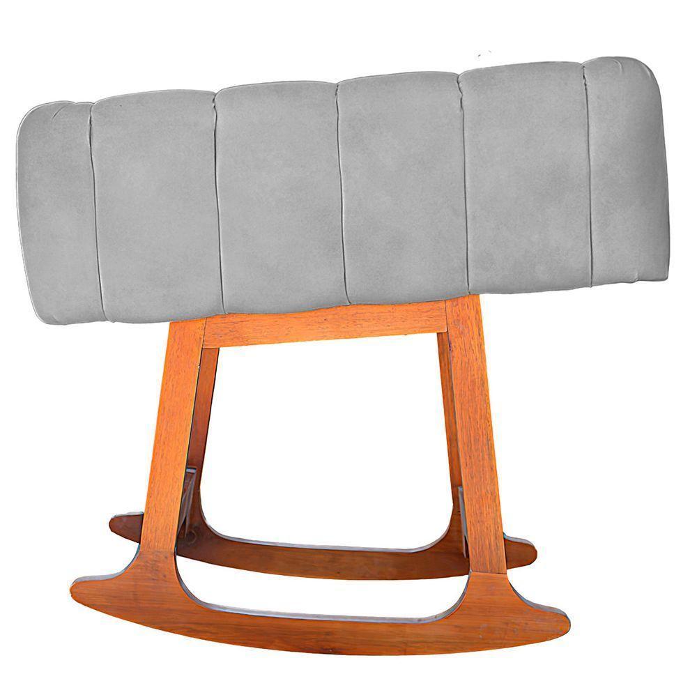 Moises Balanço Com Colchão Para Baby Cor Cinza Claro - 3