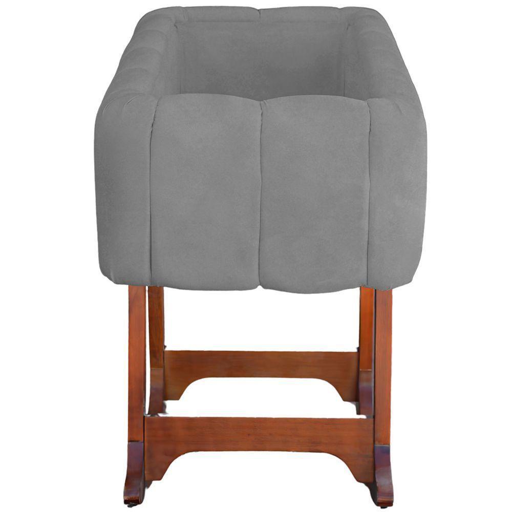 Moises Balanço Com Colchão Para Baby Cor Cinza Claro - 4