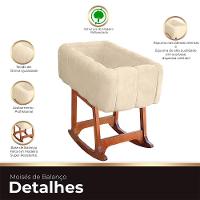 Moises Balanço Com Colchão Para Baby Cor Bege - 5