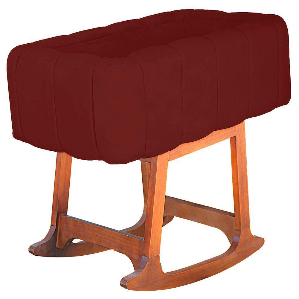 Moises Balanço Com Colchão Para Baby Cor Marsala - 1