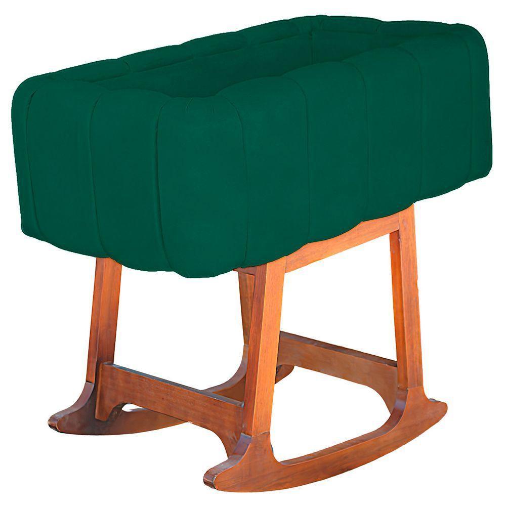 Moises Balanço Com Colchão Para Baby Cor Verde Esmeralda - 1