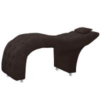 Maca Estofada Capitone Julia Para Estetica Facial Sombrancelha E Cilios Suede Cor Marrom - 3