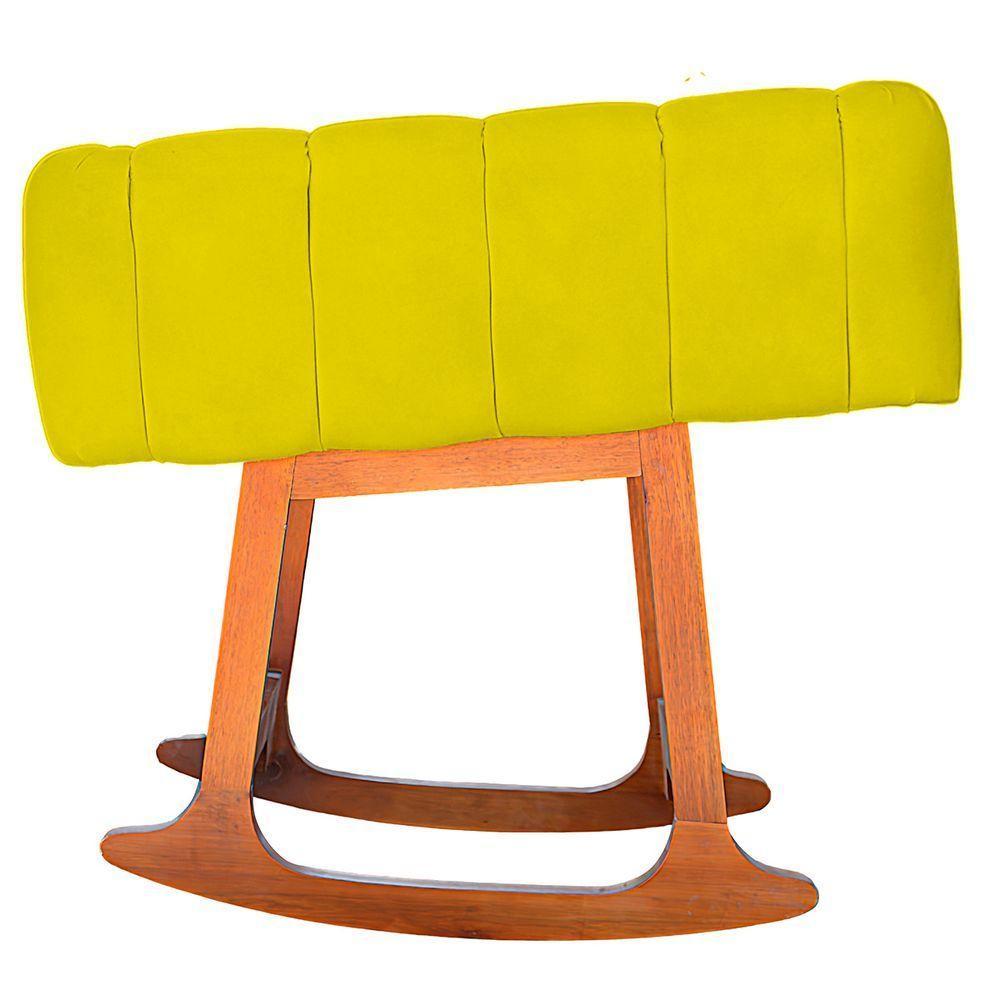 Moises Balanço Com Colchão Para Baby Cor Amarelo - 4