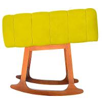 Moises Balanço Com Colchão Para Baby Cor Amarelo