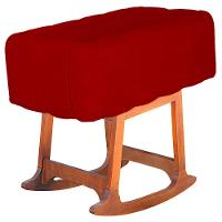 Moises Balanço Com Colchão Para Baby Cor Vermelho - 1