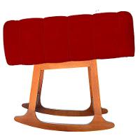 Moises Balanço Com Colchão Para Baby Cor Vermelho