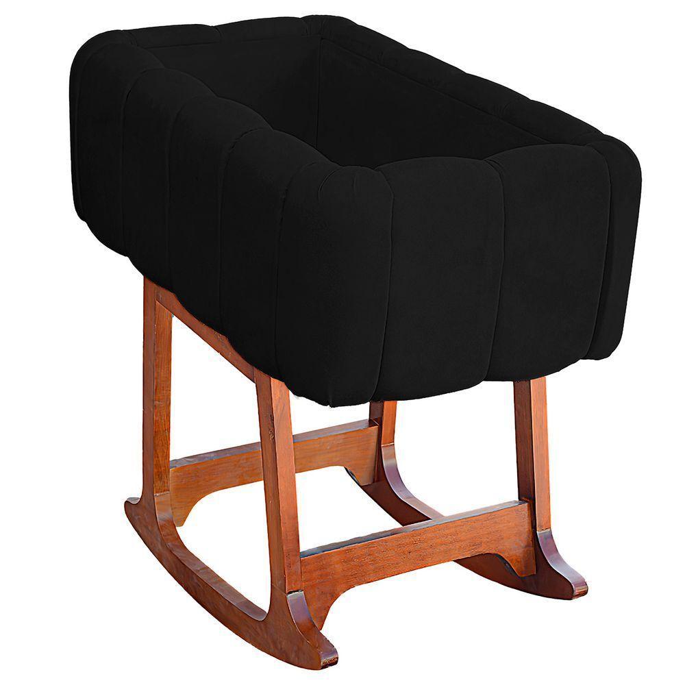 Moises Balanço Com Colchão Para Baby Cor Preto - 6