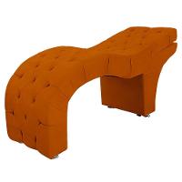 Maca Capitone Reclinável Estofada Para Estetica Facial Sombrancelha E Cílios Suede Yasmim Cor Terracota - 1