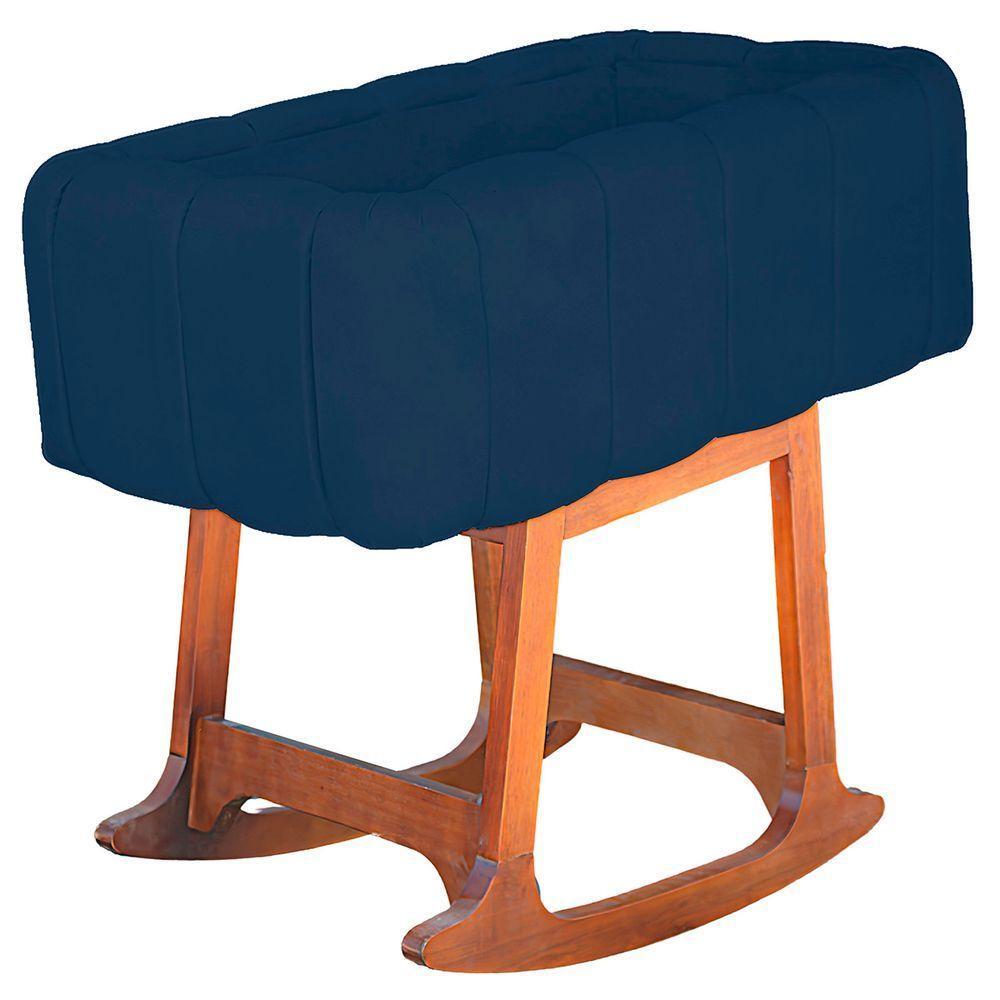 Moises Balanço Com Colchão Para Baby Cor Azul Marinho - 1