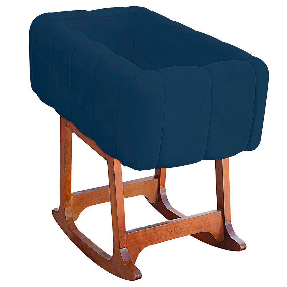 Moises Balanço Com Colchão Para Baby Cor Azul Marinho - 6