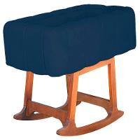 Moises Balanço Com Colchão Para Baby Cor Azul Marinho - 1