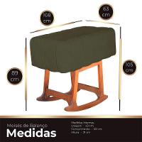 Moises Balanço Com Colchão Para Baby Cor Chocolate - 2