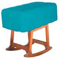 Moises Balanço Com Colchão Para Baby Cor Azul Claro - 1