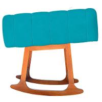 Moises Balanço Com Colchão Para Baby Cor Azul Claro - 7