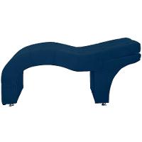 Maca Capitone Reclinável Estofada Para Estetica Facial Sombrancelha E Cílios Suede Yasmim Cor Azul Marinho