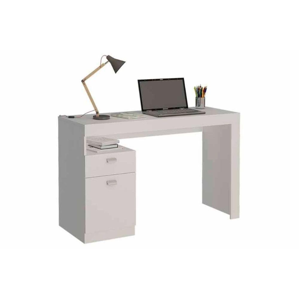 Mesa De Computador Solteiro Melissa 1 Porta E 1 Gaveta Cinamomo - Permóbili - 6