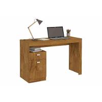 Mesa De Computador Solteiro Melissa 1 Porta E 1 Gaveta Cinamomo - Permóbili