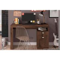 Mesa De Computador Solteiro Melissa 1 Porta E 1 Gaveta Cinamomo - Permóbili - 10