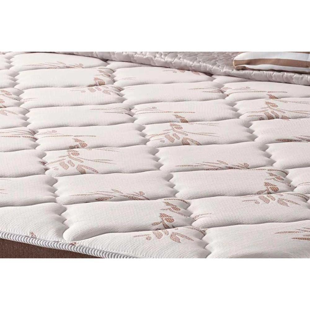 Conjunto Box Baú Casal Colchão Molas D Angelis Anjos Superlastic Duo Sono + Base Crc Suede Brown (138x188) - 7