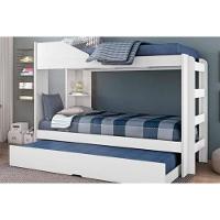 Colchão Physical Ortobom (3un) + Beliche Indy C- Auxiliar Cinamomo-off White - 1