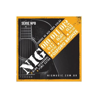 Encord. Violao Aco Fosforo Bronze Npb530 .012 Nig [f086]
